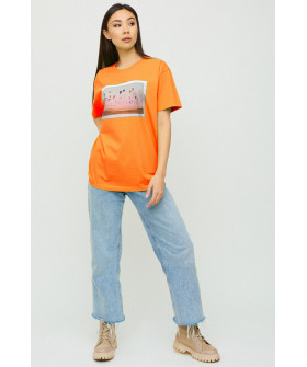 Футболка Oversize / air print /