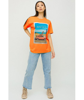T-shirt Oversize / air print /