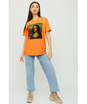 Футболка Oversize / air print /