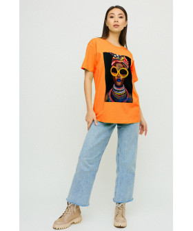 Футболка Oversize / air print /