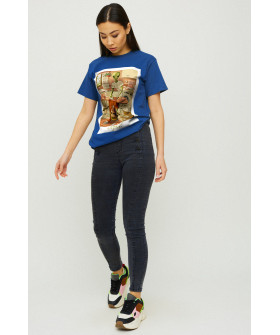 Boyfriend T-shirt / air print /