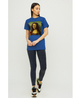 Boyfriend T-shirt / air print /