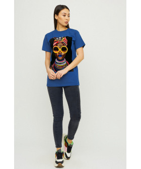 Boyfriend T-shirt / air print /