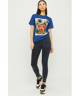 Boyfriend T-shirt / air print /