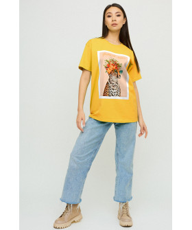 Футболка Oversize / air print /