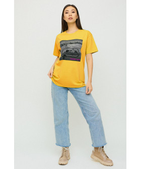 Футболка Oversize / air print /