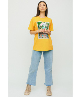 Футболка Oversize / air print /