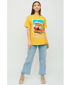 T-shirt Oversize / air print /