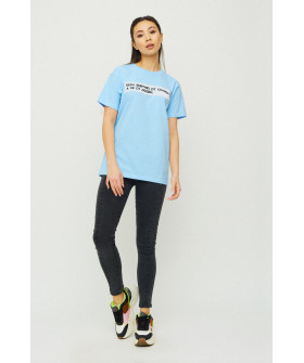 Boyfriend T-shirt / air print /