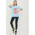 Boyfriend T-shirt / air print /