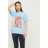 Boyfriend T-shirt / air print /