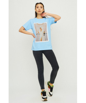 Футболка Boyfriend / air print /