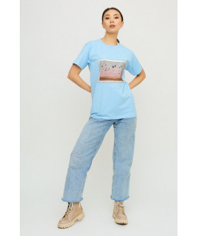 Футболка Boyfriend / air print /