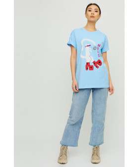 T-shirt Oversize / air print /
