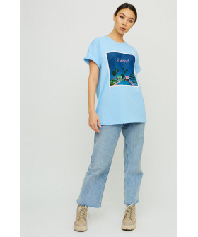 T-shirt Oversize / air print /