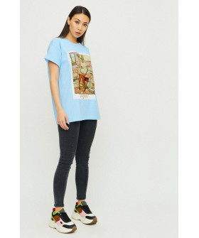 T-shirt Oversize / air print /
