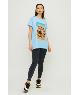 T-shirt Oversize / air print /