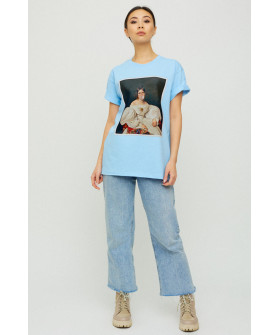 Футболка Oversize / air print /