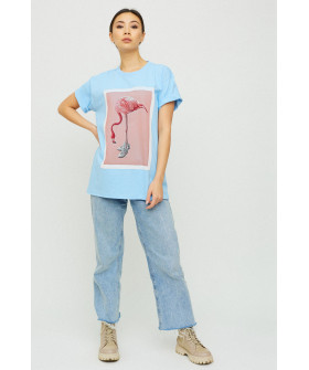 Футболка Oversize / air print /