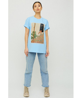 T-shirt Oversize / air print /