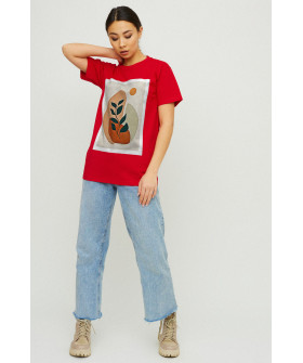 Футболка Boyfriend / air print /