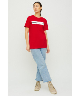 Boyfriend T-shirt / air print /