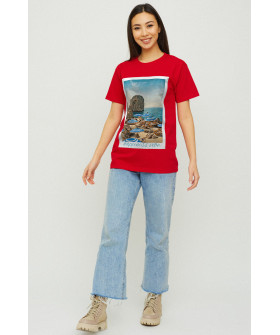 Футболка Boyfriend / air print /