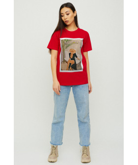 Футболка Boyfriend / air print /