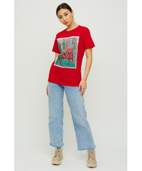 Футболка Boyfriend / air print /