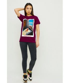 Футболка Boyfriend / air print /