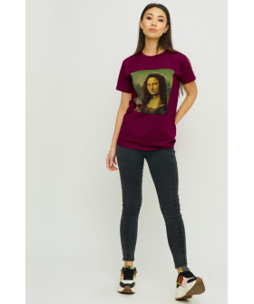 Boyfriend T-shirt / air print /