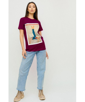 Футболка Boyfriend / air print /