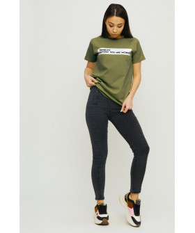 Футболка Бойфренд / воздушный принт /