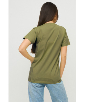 Boyfriend T-shirt / air print /