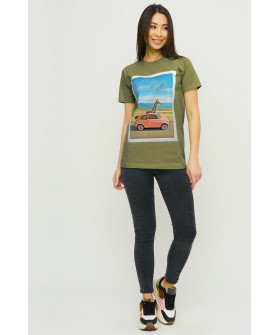 Футболка Boyfriend / air print /