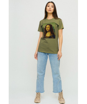 Boyfriend T-shirt / air print /