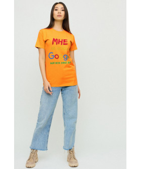 Футболка Бойфренд / воздушный принт /