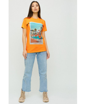 Футболка Boyfriend / air print /