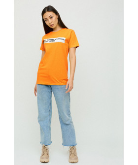 Футболка Бойфренд / воздушный принт /