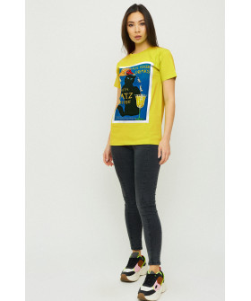 Футболка Бойфренд / воздушный принт /