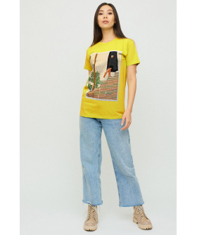 Футболка Boyfriend / air print /