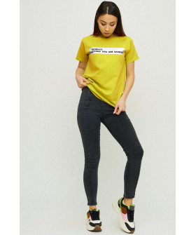 Boyfriend T-shirt / air print /