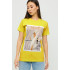 Boyfriend T-shirt / air print /