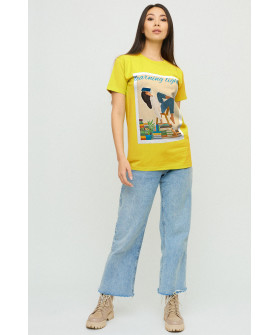 Футболка Boyfriend / air print /