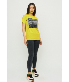 Boyfriend T-shirt / air print /