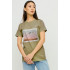 Boyfriend T-shirt / air print /