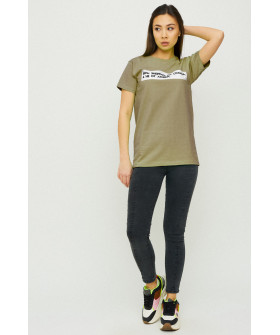 Boyfriend T-shirt / air print /