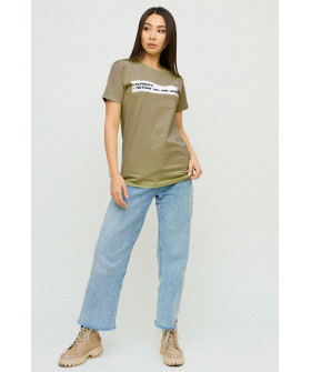 Boyfriend T-shirt / air print /