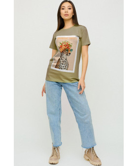 Футболка Boyfriend / air print /