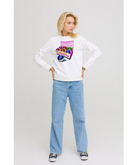 Women's sweatshirt basic /no flis/ 